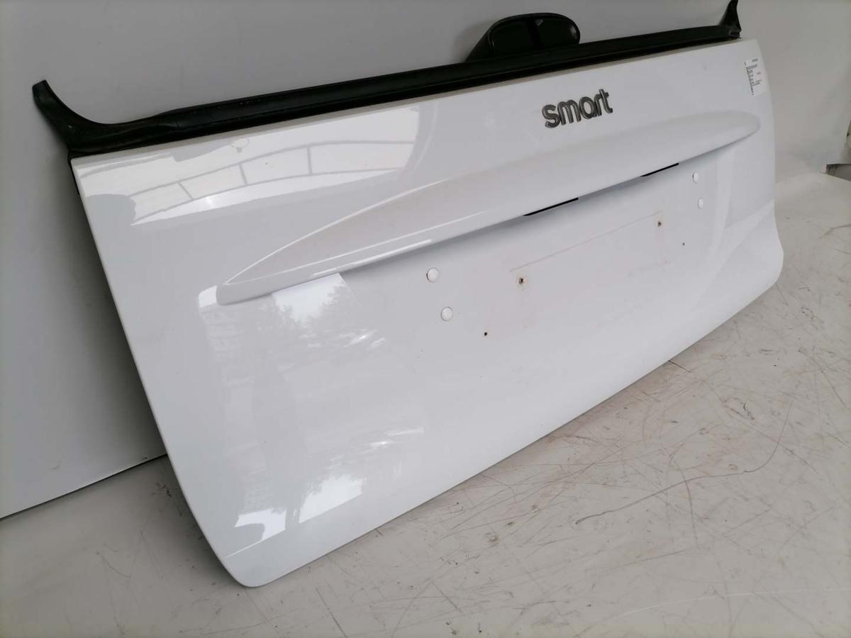 Smart Fortwo 451 Coupe original Heckklappe Unten Unterteil wei&szlig; BJ07